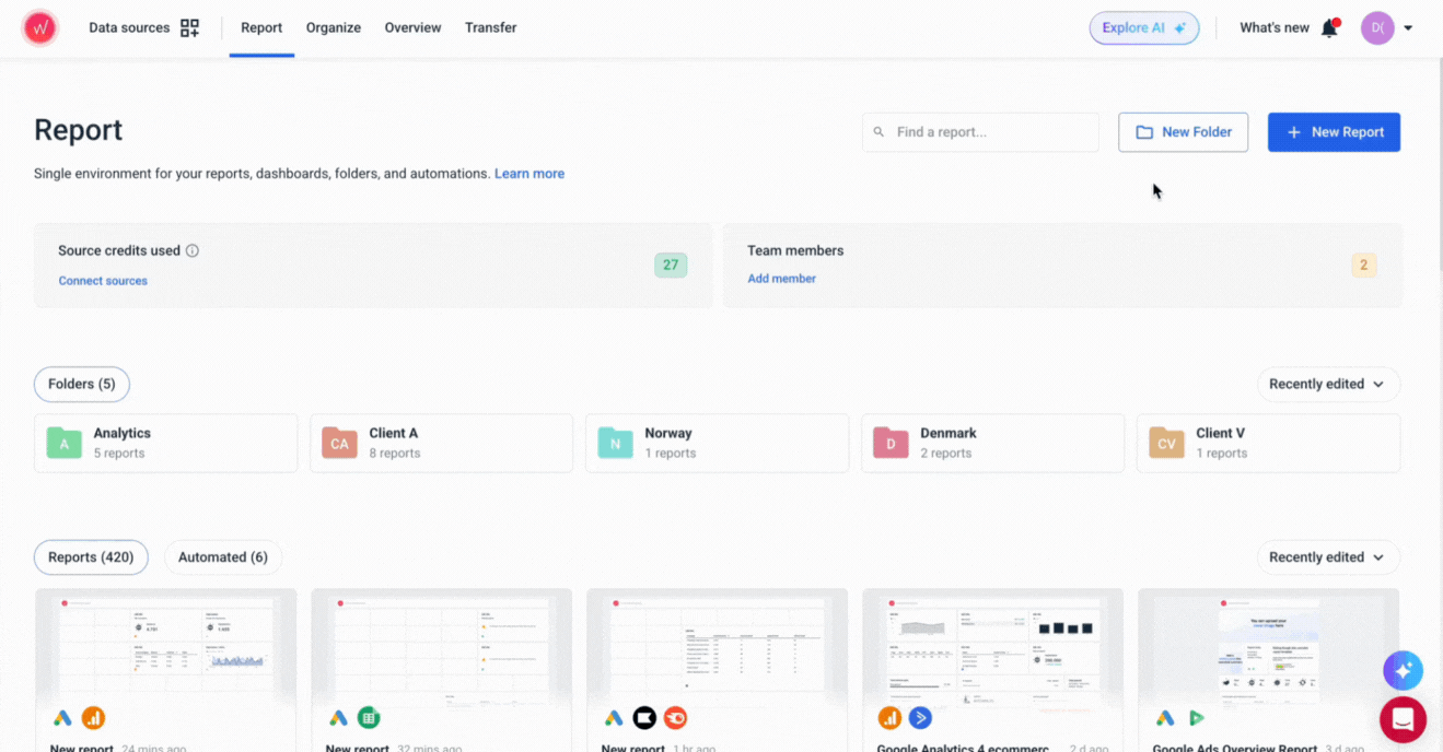 Whatagraph report white-label customization.gif