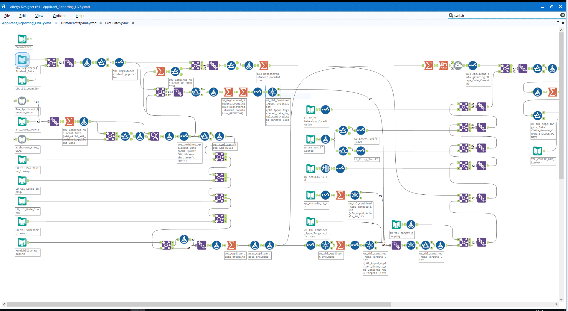 Alteryx data transformation tool