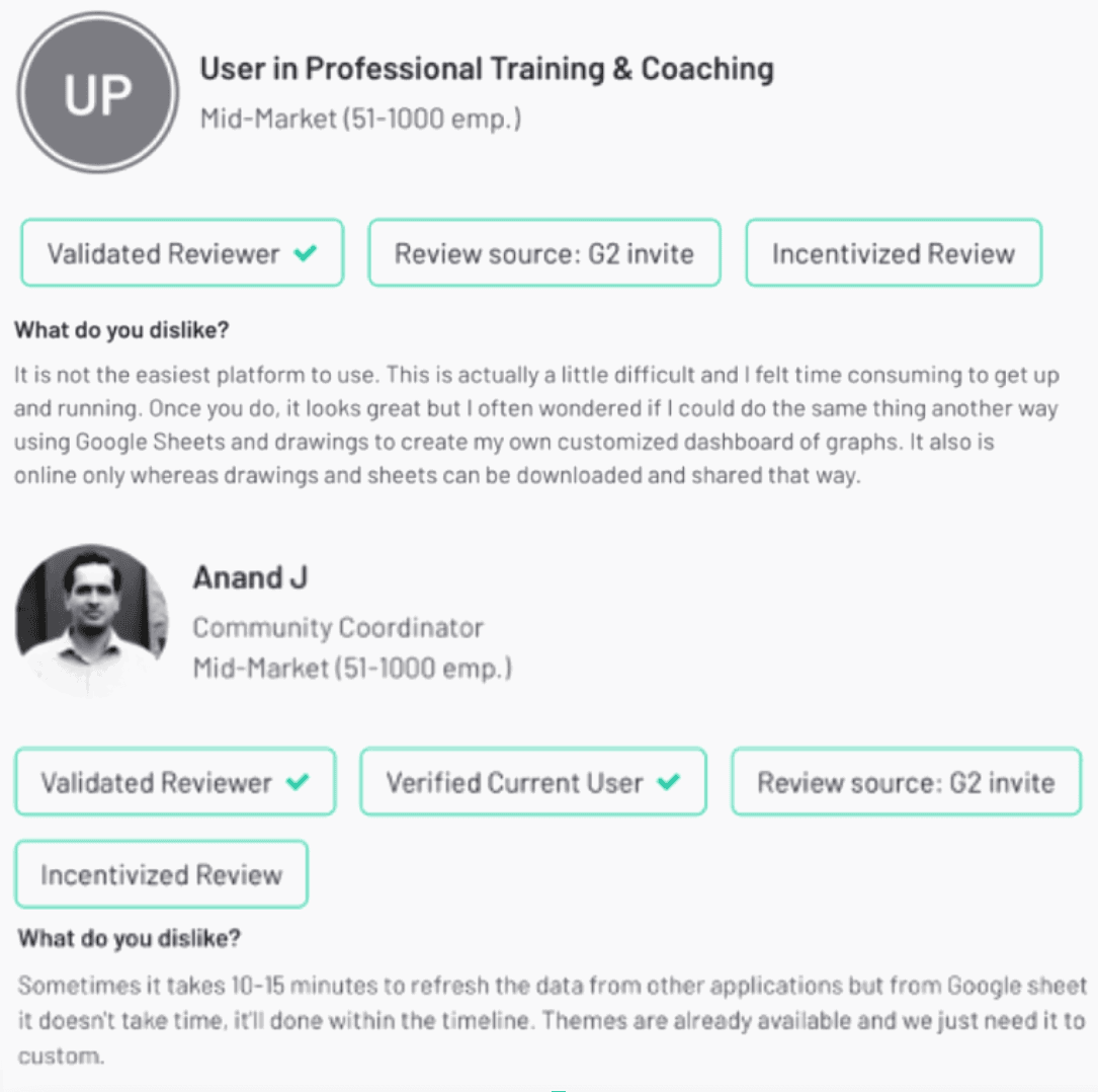 Google Data Studio reports