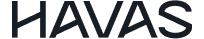 Havas - The word "HAVAS" is in dark gray on a black background.