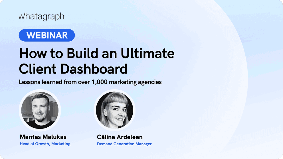 How to build an ultimate client dashboard webinar