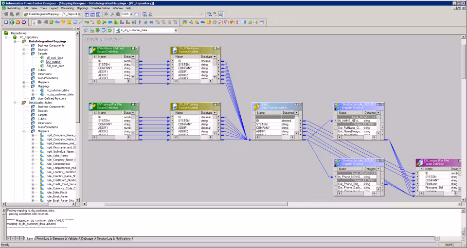 Informatica data transformation tool