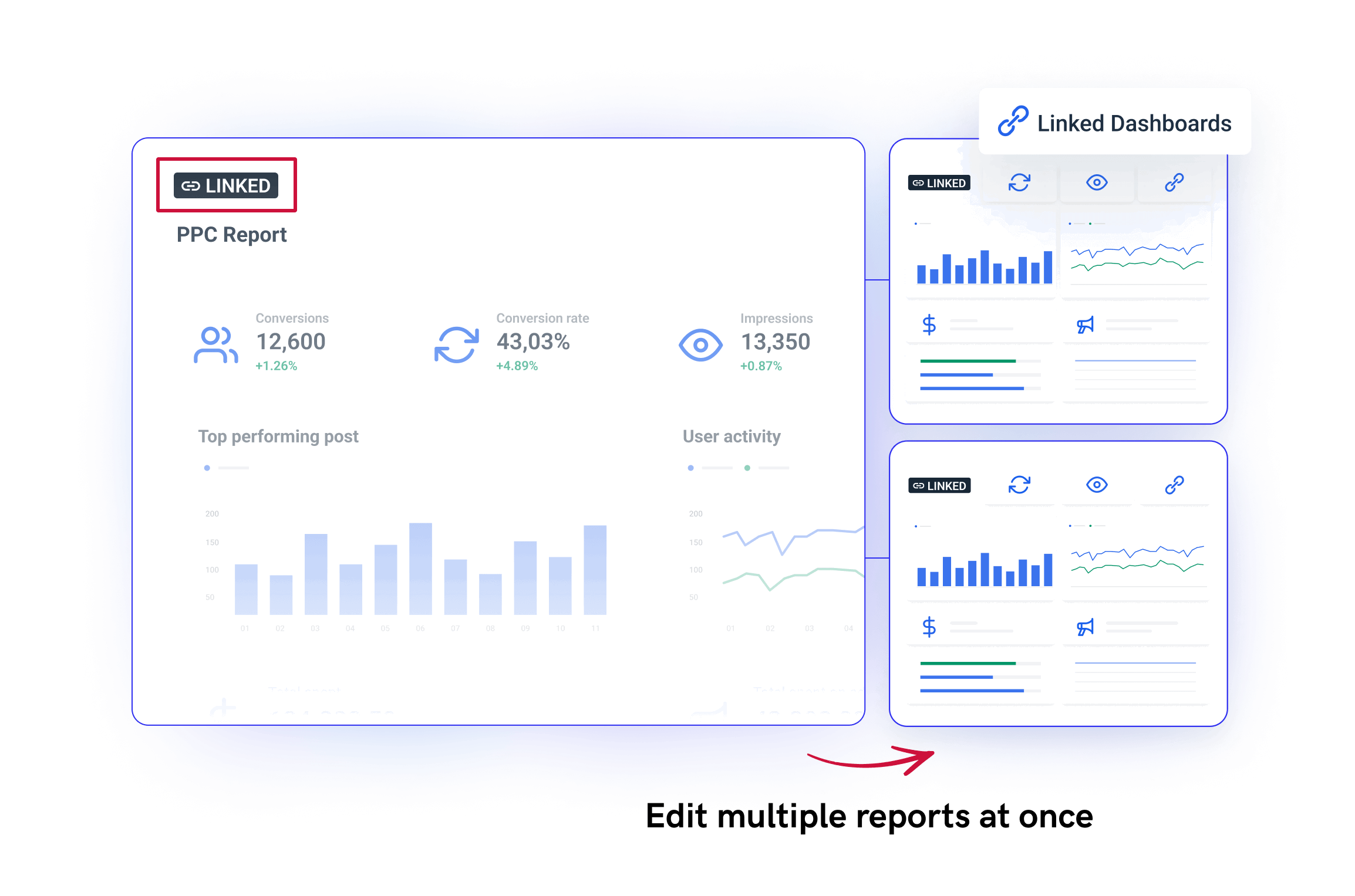 Linked reports - ppc report template