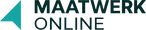 Maatwerk Online Logo - Company logo with a stylized arrow and text "MAATWERK ONLINE"