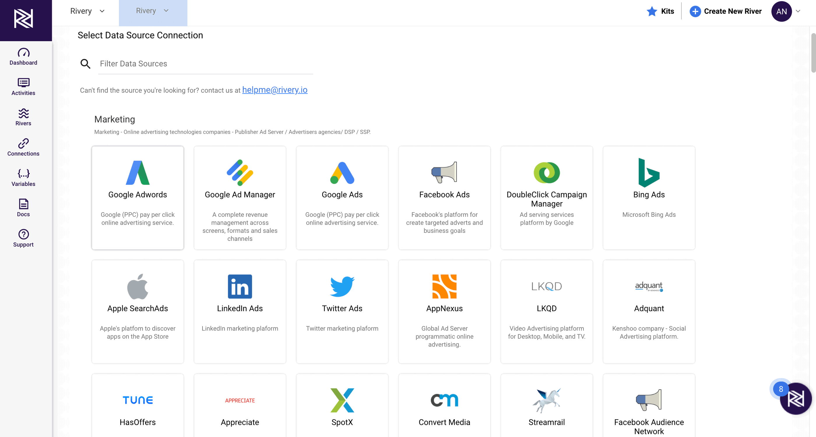 Rivery data transformation tool