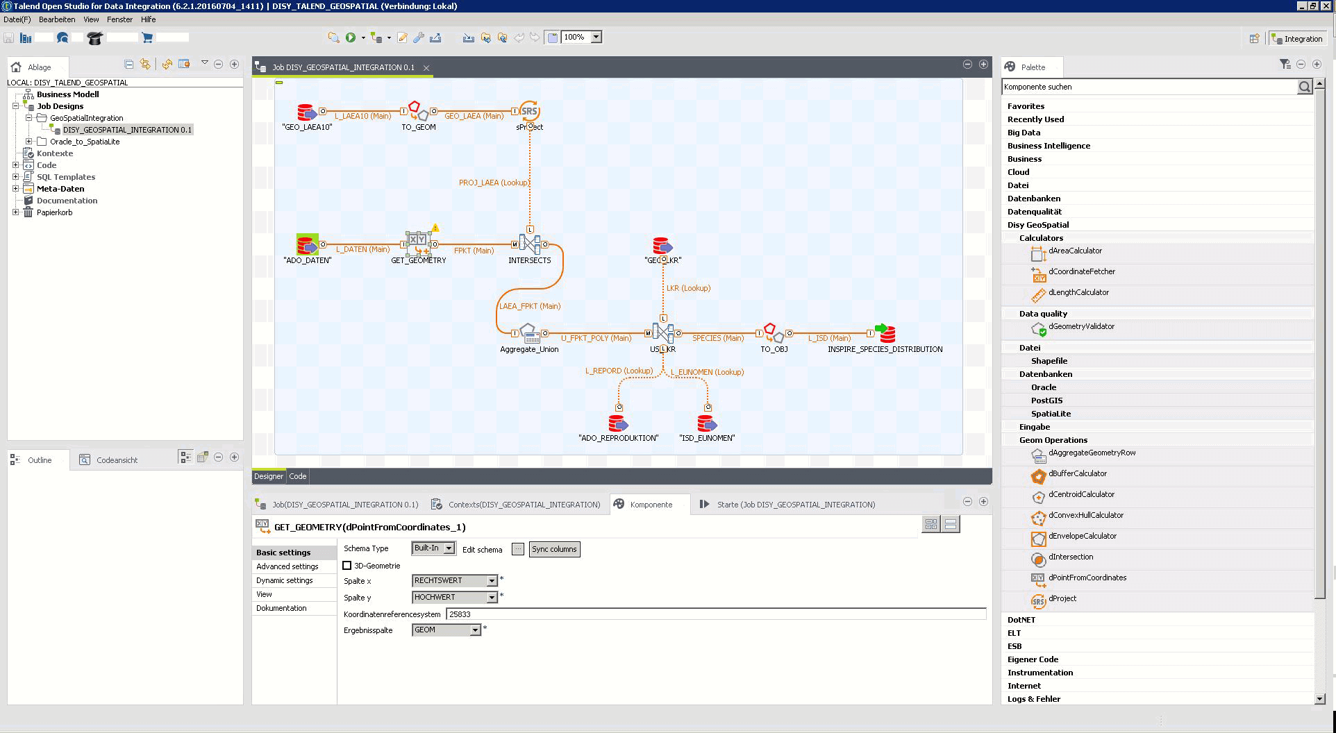 Talend data transformation tool